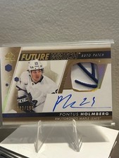 Pontus Holmberg 2022-23 SP Authentic Future Watch Auto Patch #FWAP-PH /100