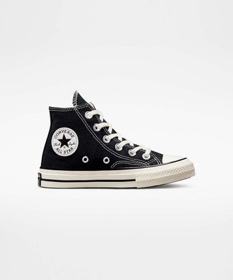 Converse Chuck 70 Vintage Canvas Kids Black Sneakers | eBay
