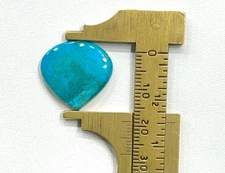 Kingman Turquoise Pear Cabochon Gemstone Natural Kingman Turquoise 9.50 CT G0=28