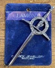 Lamont Clan Scotland Clan Sword Kilt Pin