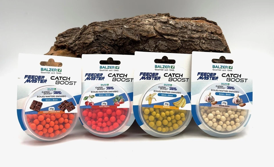 Balzer Catch Boost Method Feeder Boilies Wafter 6mm & 8mm Einfarbig Hookbait DA - Bild 1 von 1