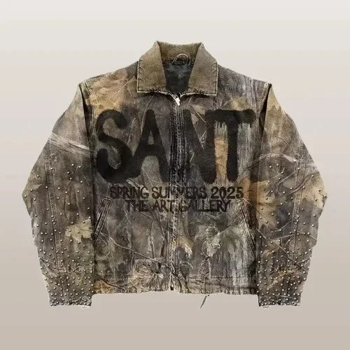 Streetwear Washed Denim Jacket Y2K Men Women Hip Hop Oversized
Opens in a new window or tab