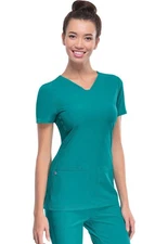 Scrubs Heartsoul Short Sleeve Scrub Top 20710 TEAH Teal Blue Free Shipping