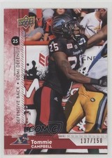 2018 Upper Deck CFL Red 137/150 Tommie Campbell #15 n1u