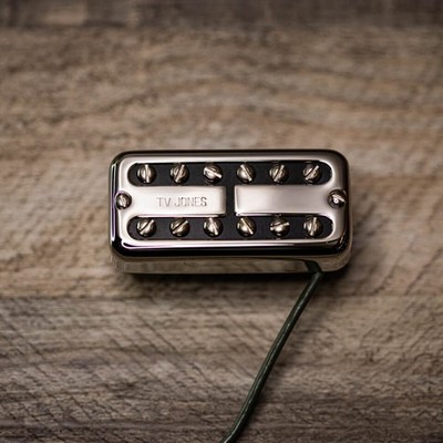 TV Jones TV Classic Neck Electric Guitar Pickup - Universal Mount, Chrome