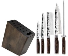 Shun Premier 6-Piece Block Set w/ Honing Stee...