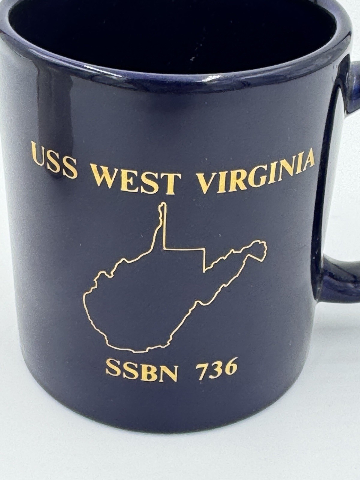 USS TENNESSEE (SSBN-734) WEST VIRGINIA (SSBN-736) SUBMARINE COFFEE MUGS NAVY