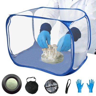 Toboom Portable Still Air Mycology Pop Up Mushroom Growing Kit - Ideal For