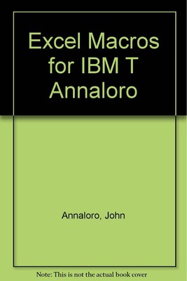 Excel Makros für IBM T Annaloro, John Annaloro