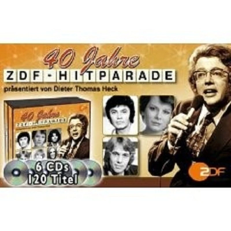 40 JAHRE ZDF HITPARADE 6 CD SET 120 TITEL NEU - Bild 1 von 1