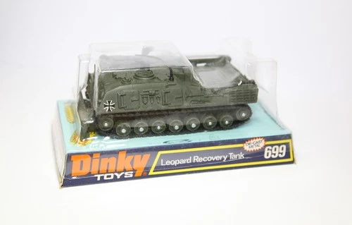 Dinky 699 Leopard Recovery Tank In Original Box - Mint Vintage Model Lot 1