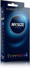MY.SIZE PRO 72mm Kondome 10Stk. Perfekte Passform VEGAN Befeuchtet