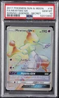 2017 POKEMON SUN & MOON SHINING LEGENDS SECRET #76 FULL ART/MEWTWO GX PSA 10