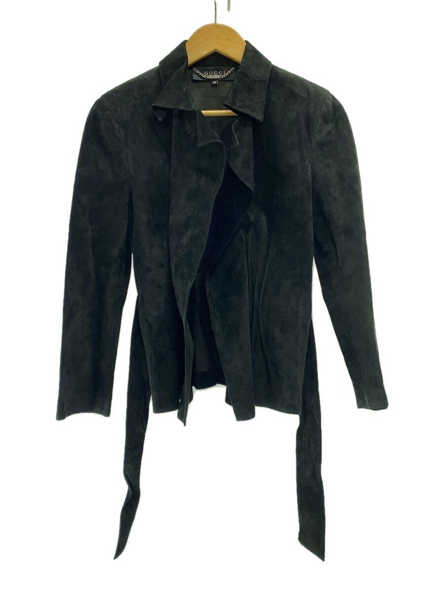 GUCCI altra giacca 38 scamosciata nera 239 2947 8524 usata