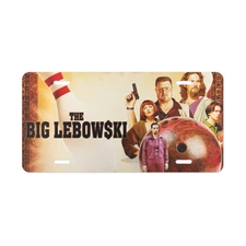 The Big Lebowski Movie License Plate