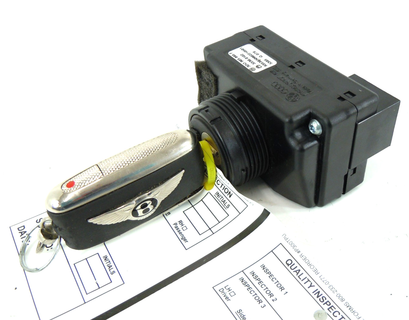 2006 06 Bentley Continental Flying Spur Ignition Control Switch W/ Key OEM