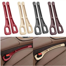 2PCS Car Seat Gap Filler Organizer Phone Wallet Holder Universal Decoration USA
