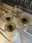 VTG 4 PC LIBBEY PRADO Coupe Brown Glasses Swirl Champagne Dessert Glass Set — photo 6