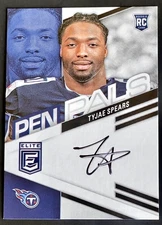 2023 Donruss Elite Tyjae Spears Rookie Pen Pals ON CARD AUTO RC #PPTSP Titans