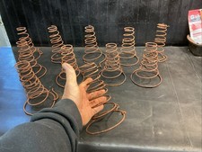 10pc Vintage Rusty Tornado Steel Furniture Bed Springs Lg 7in Size Free Shipping
