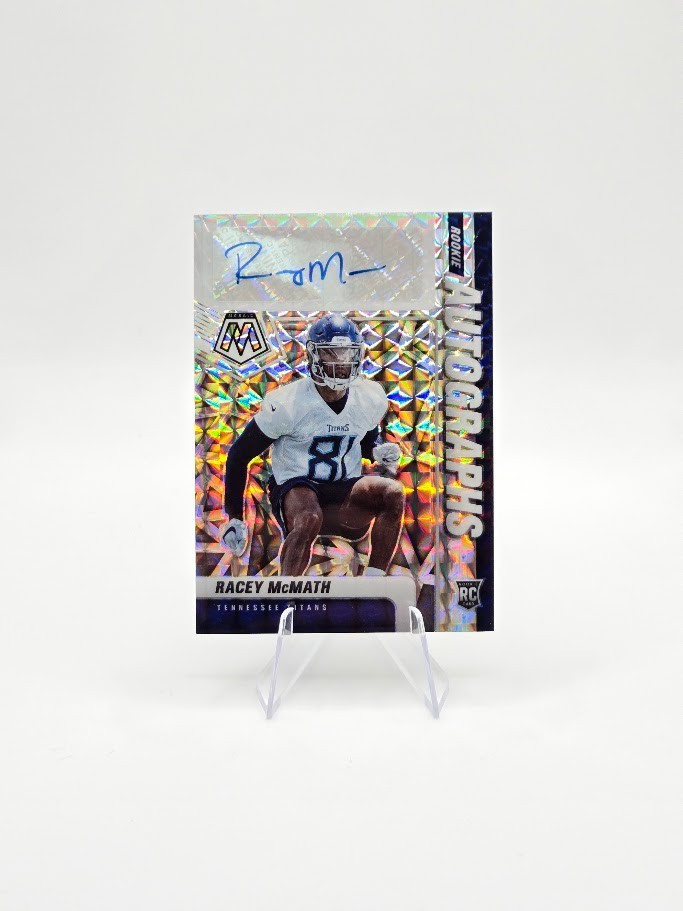 Racey McMath 2021 Panini Mosaic RC Autographs Auto #RA-78 Titans