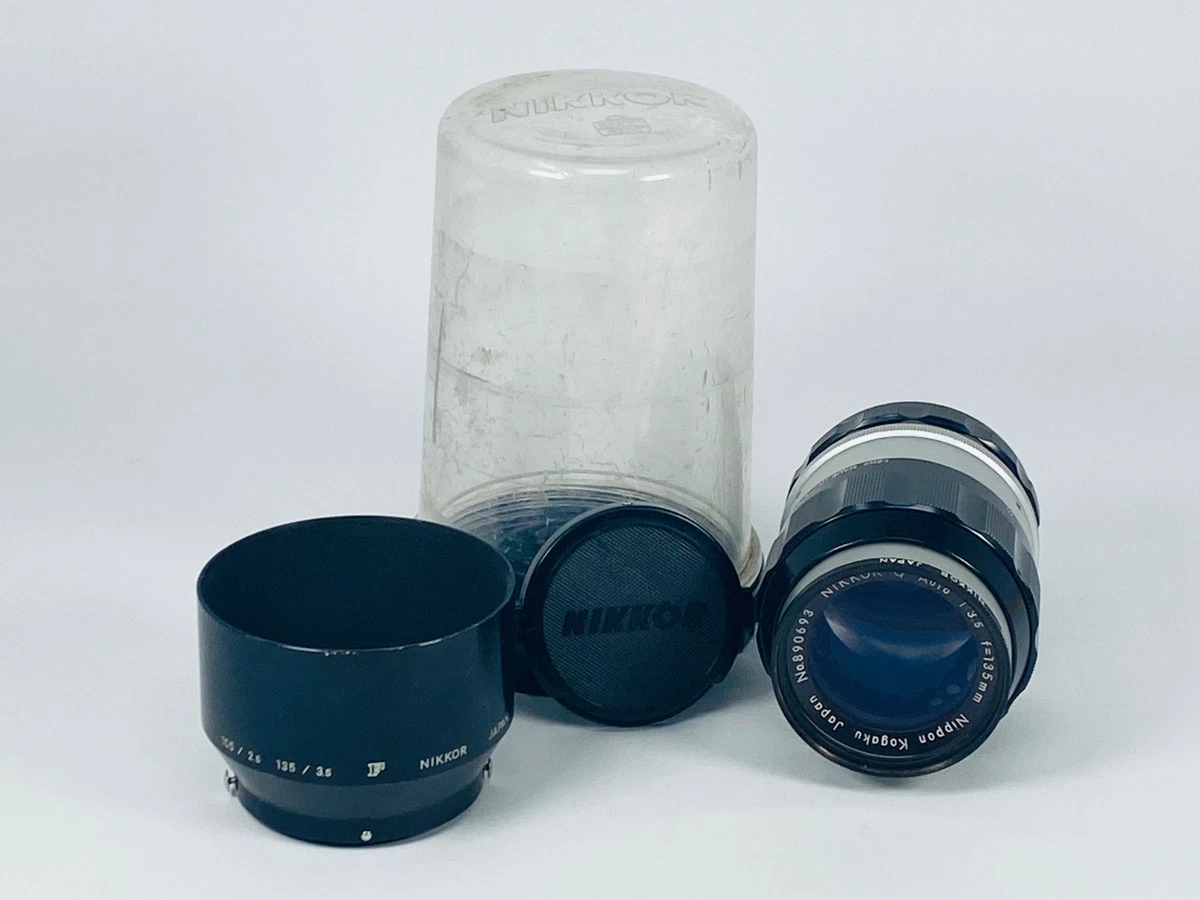 Nikon NIKKOR f/3.5 Camera Lenses 135mm Focal for sale - eBay