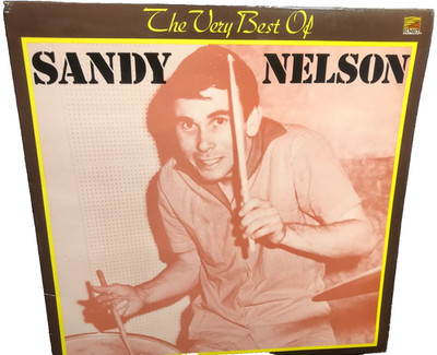 SANDY NELSON the very best of 1976 UK SUNSET STEREO VINYL SURF LP