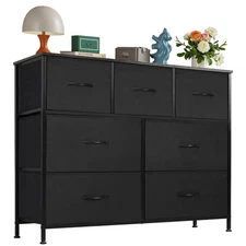 OLIXIS 7 Drawers Dresser for Bedroom, Fabric Storage Tower for Living Room, E...