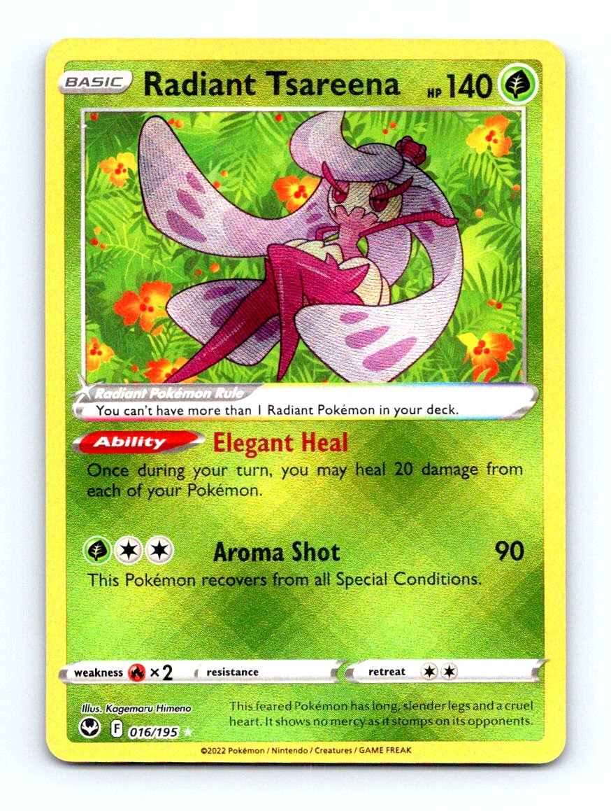 #16 2022 Silver Tempest Radiant Tsareena RADIANT RARE