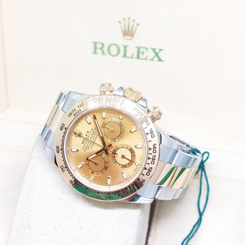 Rolex 40mm Champagne Batons 2 Tone Daytona REF: 116503 (2019)