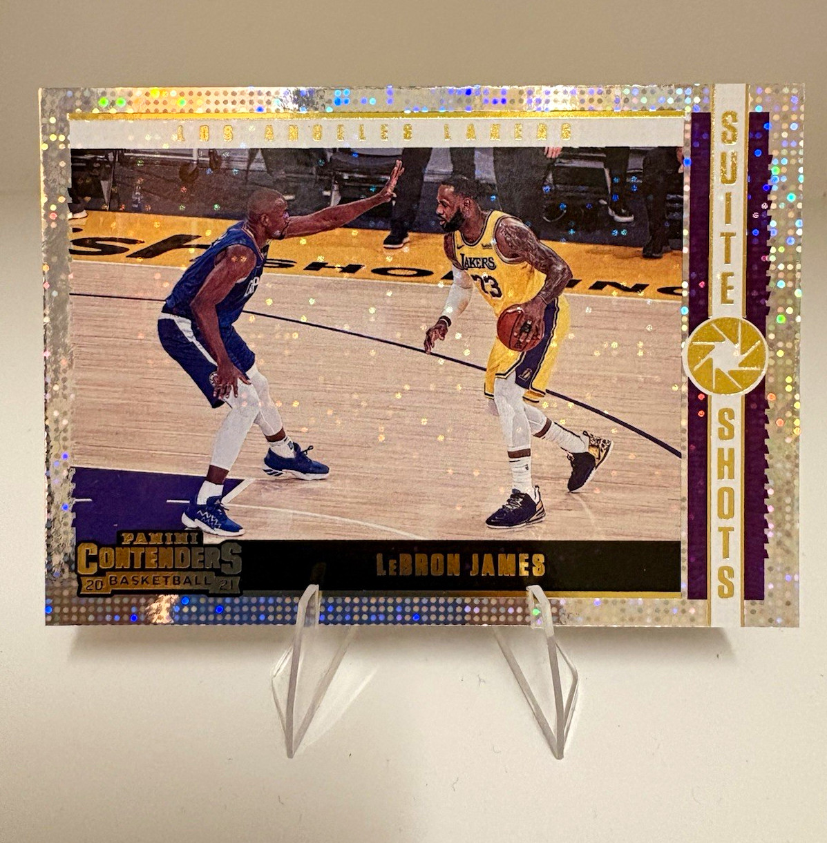 Lebron James Panini Contenders 2020-21 Suite Shots Insert Lakers #15