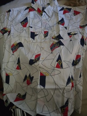 MAUS & HOFFMAN  Imported COTTON Button Up Shirt Size XXL - 