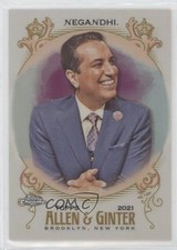 2021 Topps Allen & Ginter Chrome Refractor Kevin Negandhi #219 sc8