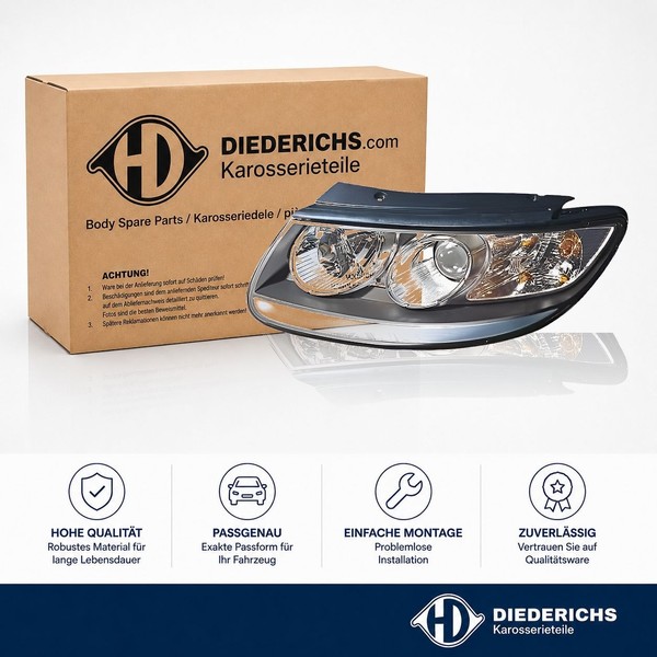 Hauptscheinwerfer Links Diederichs 6871081 FÜR Hyundai Frontscheinwerfer-image