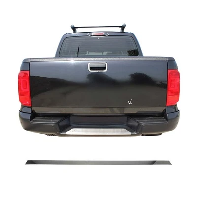 Garniture de Hayon Coffre pour VW Amarok 2010-2021 acier inox foncé - Photo 1/4
