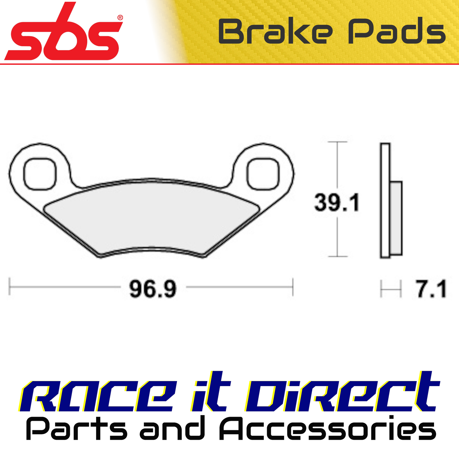 SBS 642SI BRAKE PADS SINTER