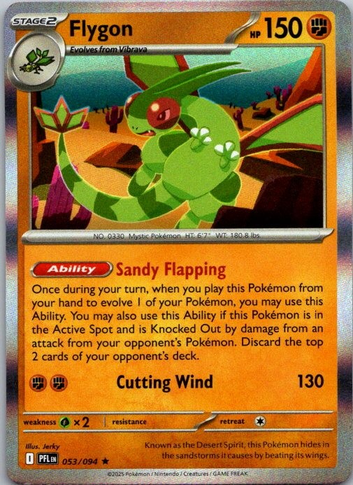 Flygon - ME02: Phantasmal Flames 053/094 NM Holo