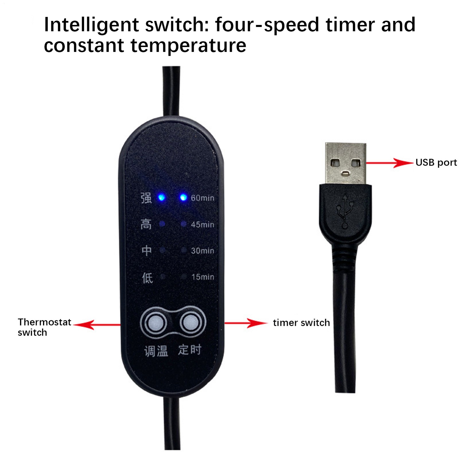  5V USB Heating Pad Electric Heater Pad Winter Warm Heating Pad Hand Warmer 