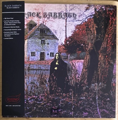 Black Sabbath s/t Rhino High Fidelity AAA VINYL Unnumbered Minor Sleeve Damage