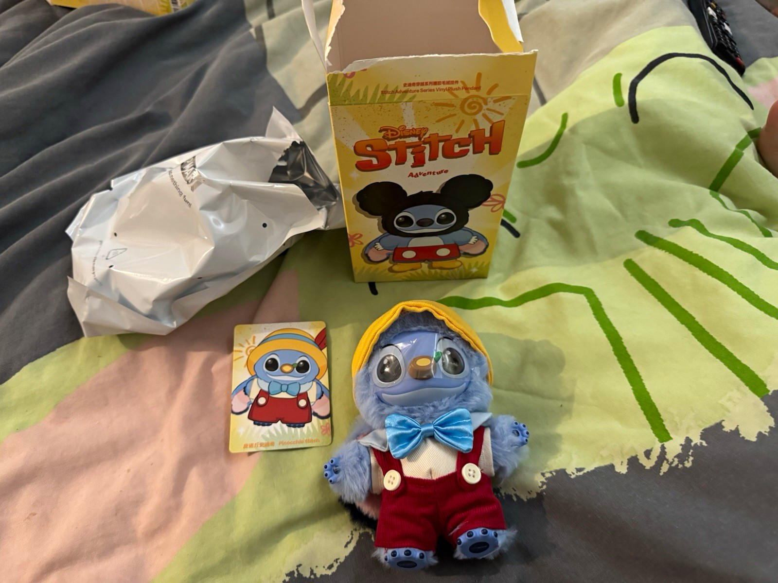 Disney Lilo & Stitch Stitch Adventure Mini Plush pinnochio Outfit Box
