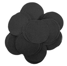 Black Craft Felt Circles 3 Inch 30 Pack DIY Crafting Material Cut Shapes