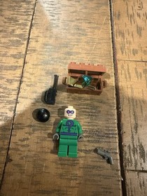 LEGO Batman 2006 The Riddler BAT023 Arkham Asylum 7785 Minifigure + Accessories