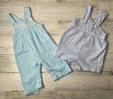 Vintage Lot Baby Clothes Carter  s USA Made Cotton Rompers Boy  s 3  6 Months