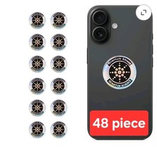 48x Anti-Radiation Protection Stickers EMF Protector Quantum Shield For Phone