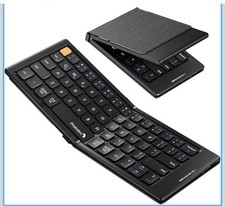 ProtoArc XK04 Foldable Bluetooth Compact QWERTY Keyboard Black