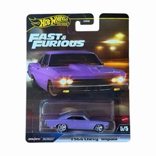 Hot Wheels Premium - 2025 Fast & Furious 5/5 1966 Chevy Impala (BBJBL95)