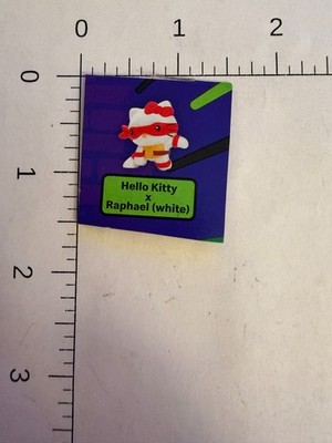 Handmade MAGNET: Tmnt Raphael Ninja Turtles Hello Kitty Crossover Mcdonalds