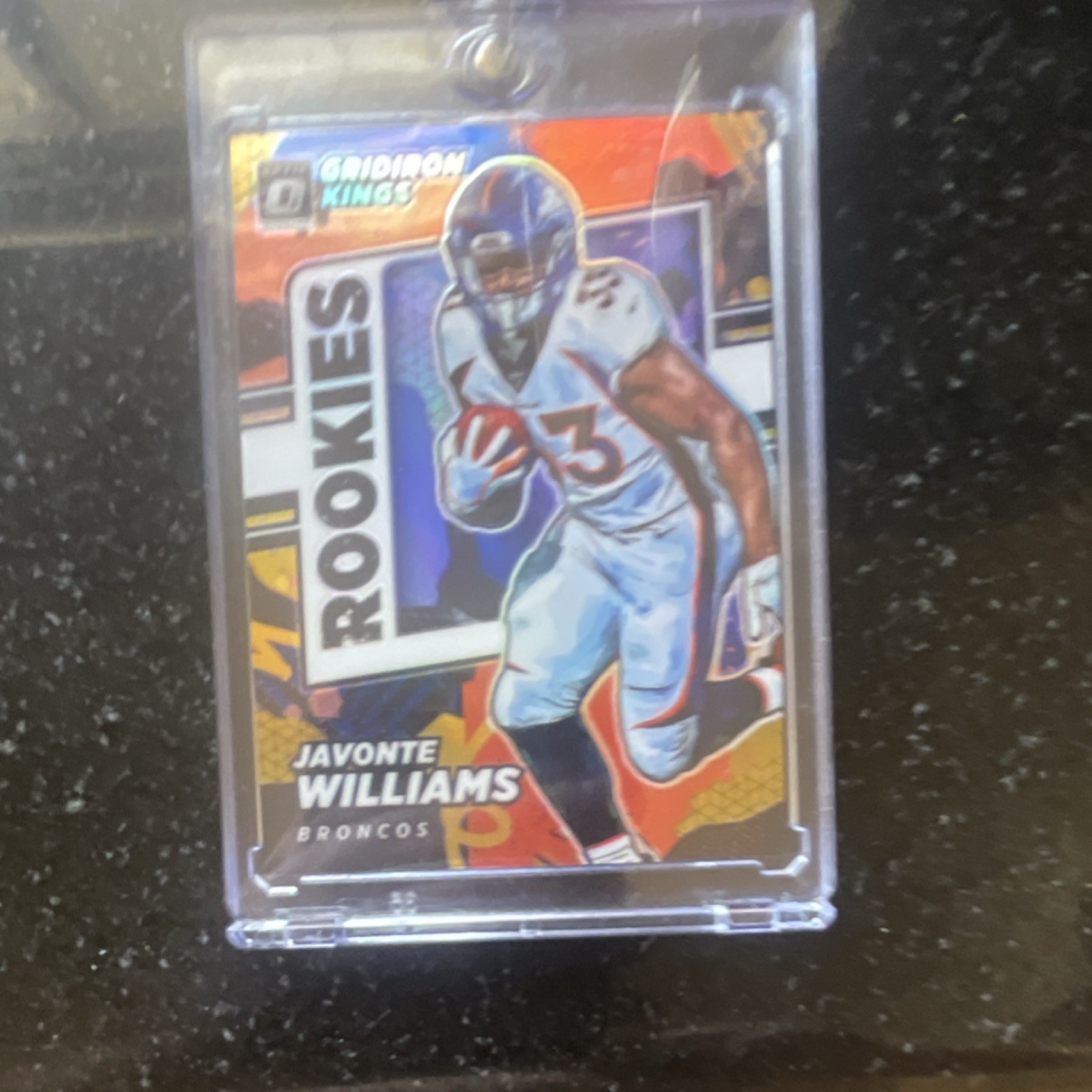 Javonte Williams Panini Donruss Optic Rookie Gridiron Kings #RGK Gold
