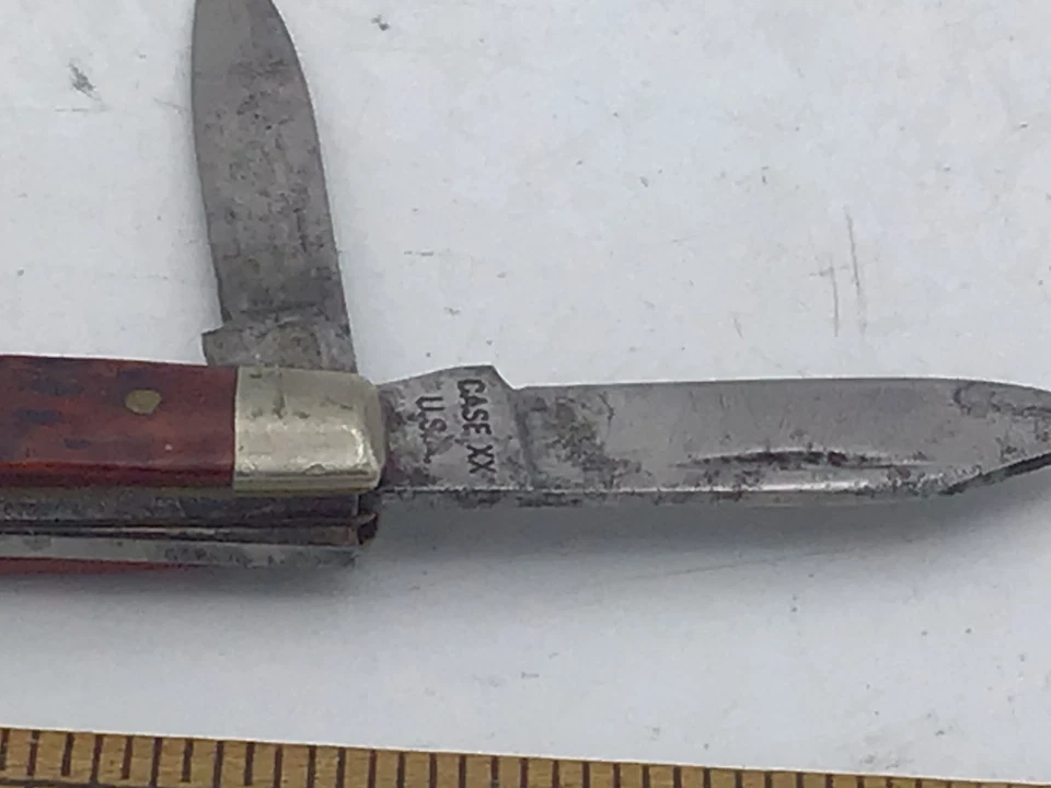 CASE XX CUTLERY CO EE. UU. 1965-69 SUPER RED BÓNE 6229 1/2 RENACUAJO JACK V2 Foto 3 de 3