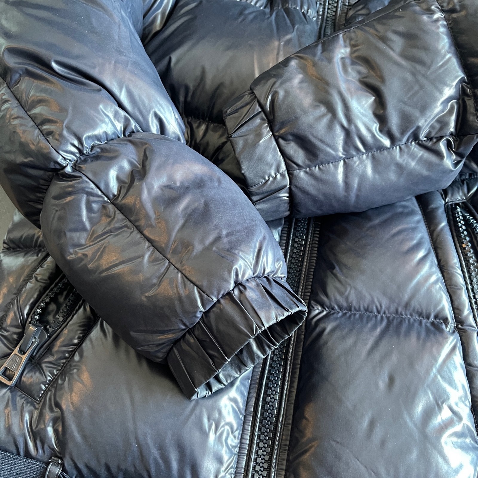 RARE MONCLER X CRAIG GREEN BROOK JACKET navy size 0 men puffer jacket image 10